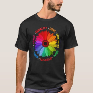 Vrede Gelijkheid Liefde Inclusie Hoop Diversiteit T-shirt