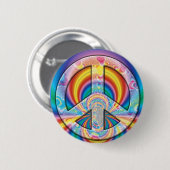 vrede - Gepersonaliseerd Ronde Button 5,7 Cm (Voorkant /achterkant)
