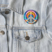 vrede - Gepersonaliseerd Ronde Button 5,7 Cm (In situ)