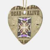 Vrede Gewenst Keramisch Ornament (Links)