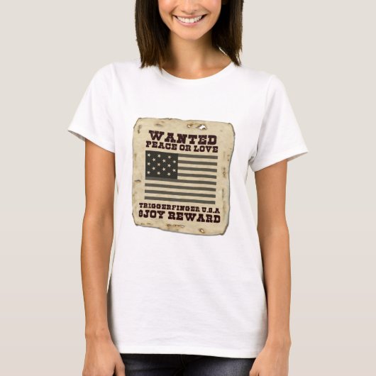 Vrede Gewenst T-shirt (Voorkant)