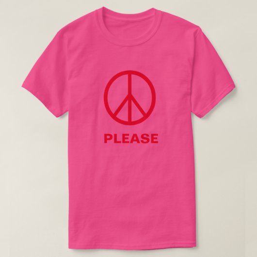 VREDE GEZIEN - T-SHIRT (Design voorkant)