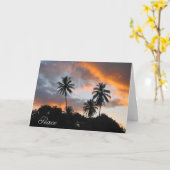 Vrede - goed en aanmoediging kaart (Gele Bloem)