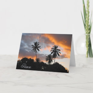 Vrede - goed en aanmoediging kaart