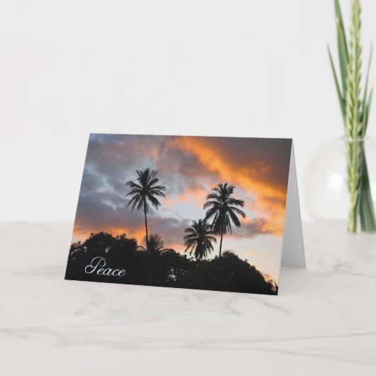 Vrede - goed en aanmoediging kaart (Voorkant)