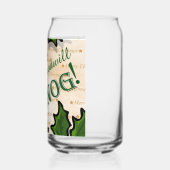 Vrede, Goedheid en Eierpunch Kerstmis Blikvorm Glas (Links)