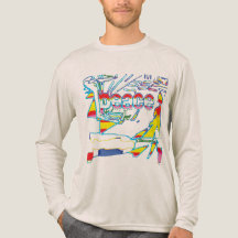 "Vrede" Grafisch met Geel Rood Roze Blauw Ontwerp