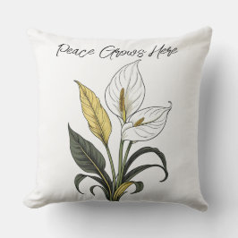 Vrede groeit hier kussen