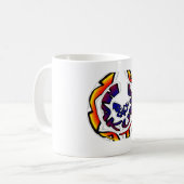 "Vrede Hakuna Matata" Cirkel Kunstprint Koffiemok (Voorkant links)