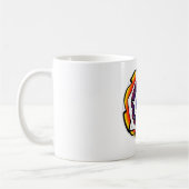 "Vrede Hakuna Matata" Cirkel Kunstprint Koffiemok (Links)