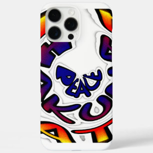 Vrede Hakuna Matata" Kleurrijk Rond Graffiti iPhone 16 Pro Max Hoesje
