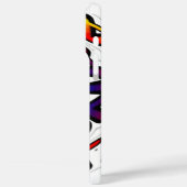 Vrede Hakuna Matata" | Kleurrijk Rond Graffiti Case-Mate iPhone Case (Achterkant / Links)