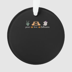Vrede Halloween Vredesteken Skeleton Heksenhanden Ornament