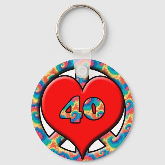 Vrede, hart, 40 sleutelhanger (Voorkant)