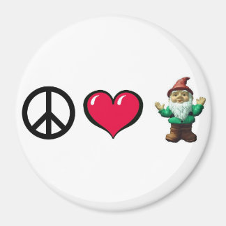 Vrede Hart Gnome Koelkast Magnet