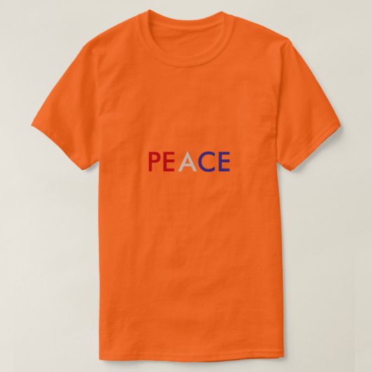 Vrede / Heren T-Shirt (Design voorkant)