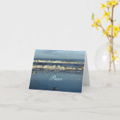 Vrede - het Citaat van de Bijbel Kaart (Gele Bloem)