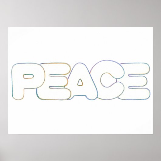 Vrede, het woord, Poster (Voorkant)