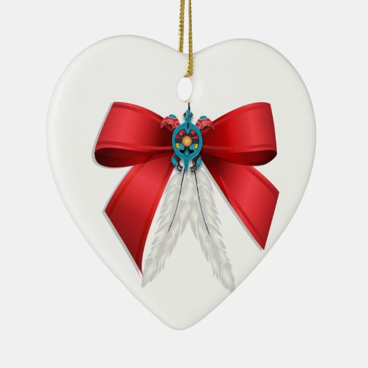 Vrede hier op aarde, Ojibwe Keramisch Ornament (Rechts)