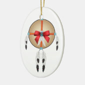 Vrede hier op aarde, Ojibwe Keramisch Ornament (Links)