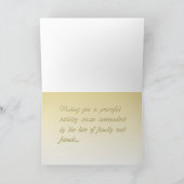 Vrede, Hoop, de Kerstkaart van de Liefde Feestdagen Kaart (Binnen)