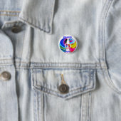 Vrede, hoop, liefde_ ronde button 3,2 cm (In situ)