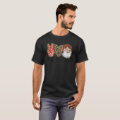 Vrede houdt van kerstkerstkerstkerstkerstkermis t-shirt (Voorkant volledig)
