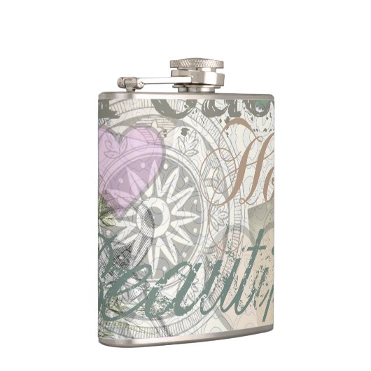 Vrede Huis Mooie Liefde Heupfles (Rechts)