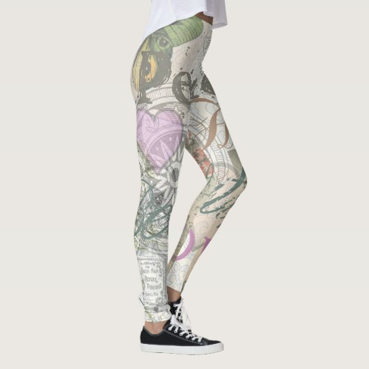  Vrede Huis Mooie Liefde Leggings (Rechts)