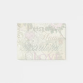  Vrede Huis Mooie Liefde Post-it® Notes (Voorkant)