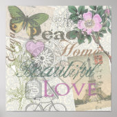  Vrede Huis Mooie Liefde Poster (Voorkant)