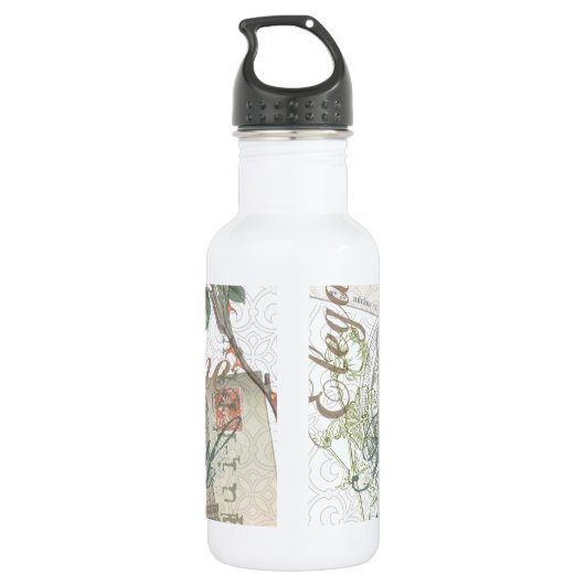  Vrede Huis Mooie Liefde Waterfles (Achterkant)