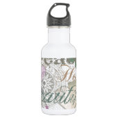  Vrede Huis Mooie Liefde Waterfles (Voorkant)