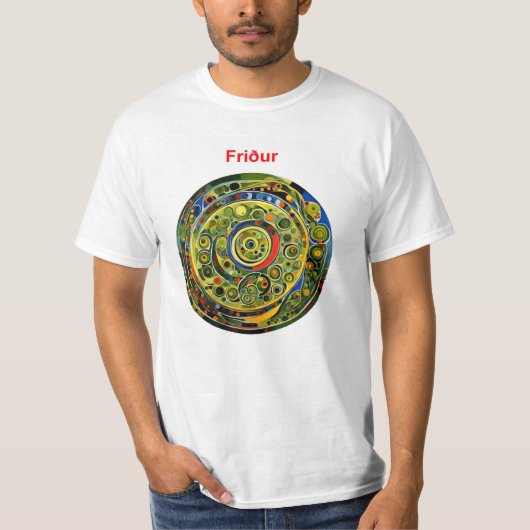 Vrede - IJslands T-shirt (Voorkant)