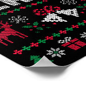 Vrede Ik Kom In Vrede Bijpassend Stel Lelijk Kerst Poster (Hoek)