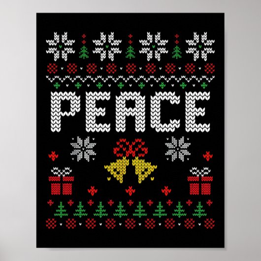Vrede Ik Kom In Vrede Kerst Koppel Matching Ug Poster (Voorkant)