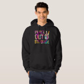 Vrede in 5e klas blije dag Stropdas D Hoodie (Voorkant volledig)