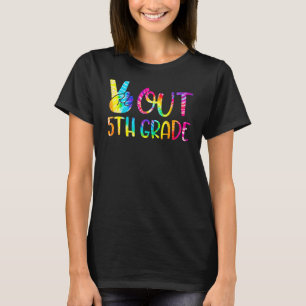 Vrede in 5e klas blije dag Stropdas D T-shirt