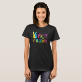 Vrede in 5e klas blije dag Stropdas D T-shirt (Voorkant volledig)