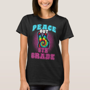 Vrede in 5e klas blije dag Stropdas D T-shirt