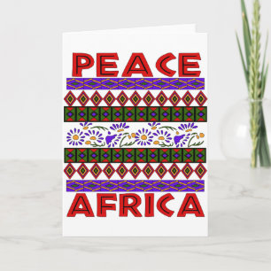Vrede in Afrika Kaart