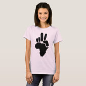 Vrede in Afrika T-shirt (Voorkant volledig)