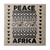 Vrede in Afrika Tegeltje (Voorkant)