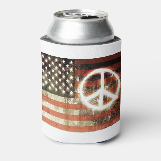 Vrede in Amerika! Blikjeskoeler (Blikje Achterkant)