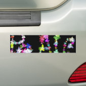 "VREDE" in bloemen Art Print Bumpersticker (Op auto)