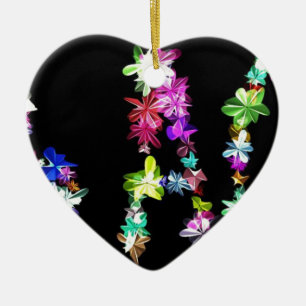 "VREDE" in bloemen Art Print Keramisch Ornament
