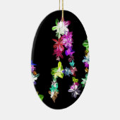 "VREDE" in bloemen Art Print Keramisch Ornament (Rechts)