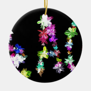 "VREDE" in bloemen Art Print Keramisch Ornament