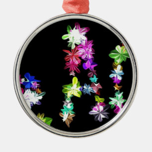 "VREDE" in bloemen Art Print Metalen Ornament