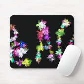 "VREDE" in bloemen Art Print Muismat (Met muis)